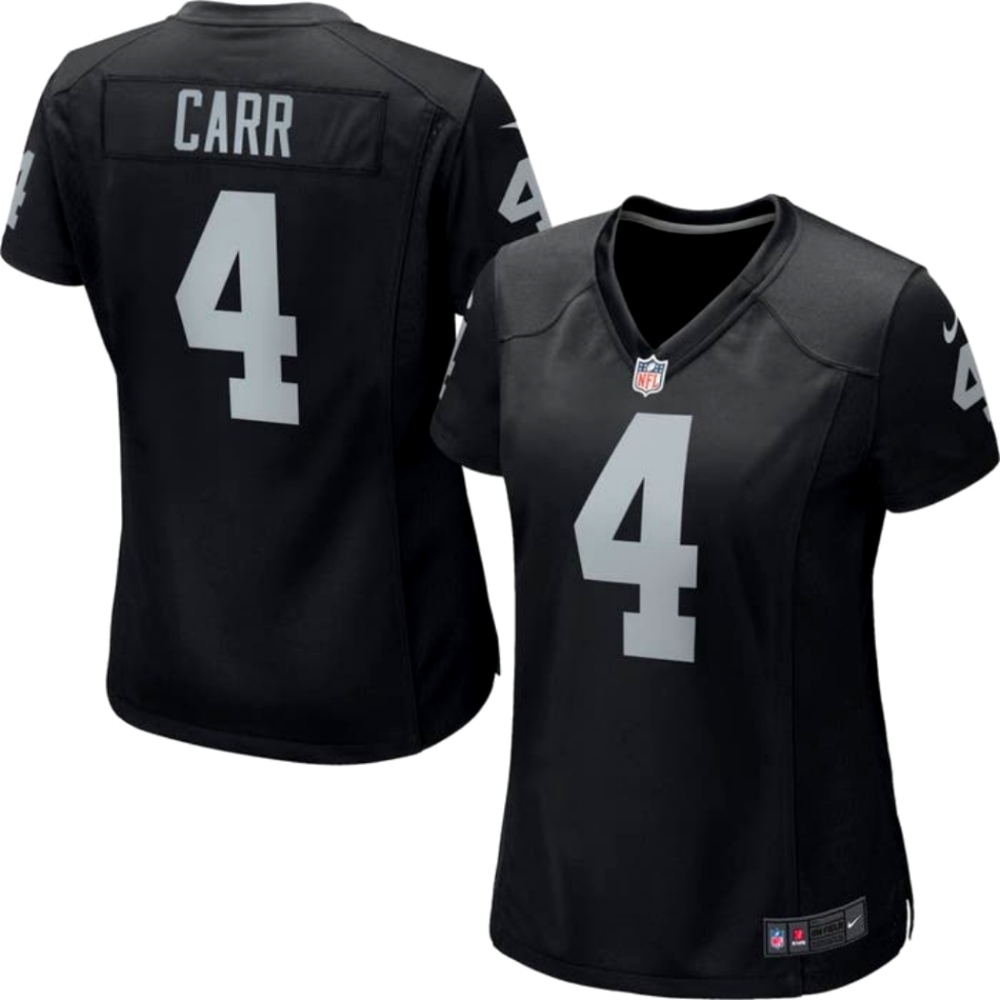 Nike Women's Derek Carr Las Vegas Raiders Game Player Jersey